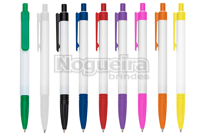 Caneta com Clipe Personalizada