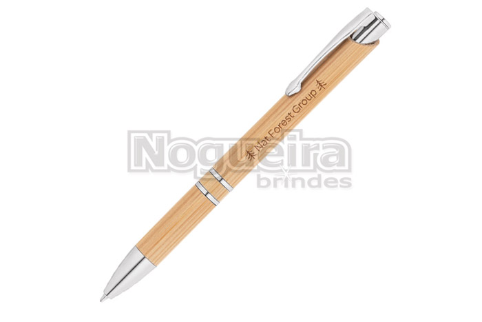 Caneta em Bambu Personalizada