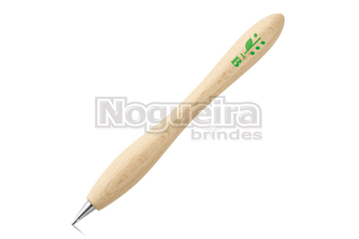 Caneta em Madeira Personalizada