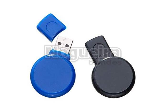 Pen Drive Redondo Personalizado