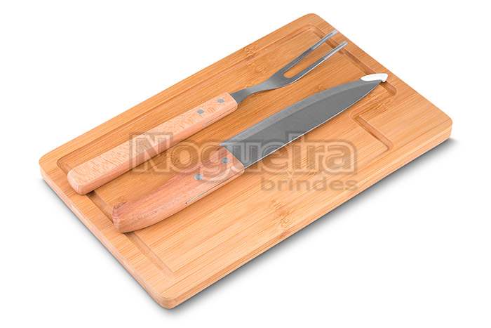 Kit Churrasco com Tábua Personalizado