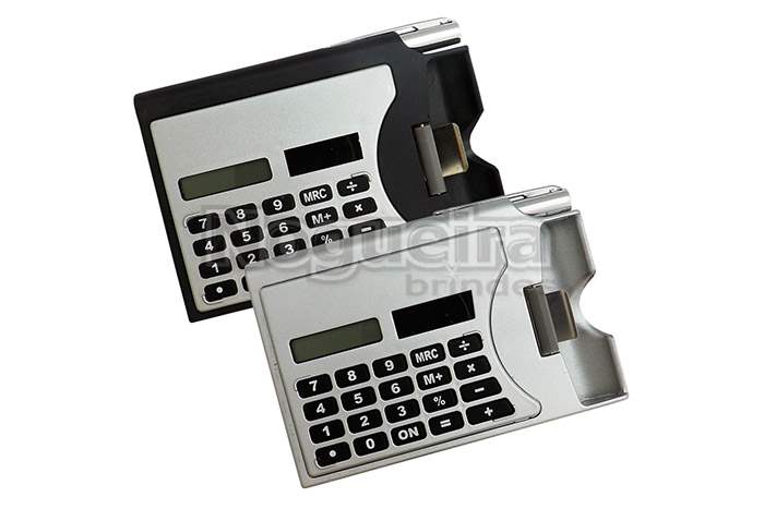 Calculadora com Porta Cartão