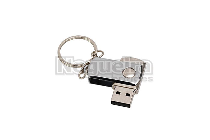 Mini Pen Drive Giratório Personalizado