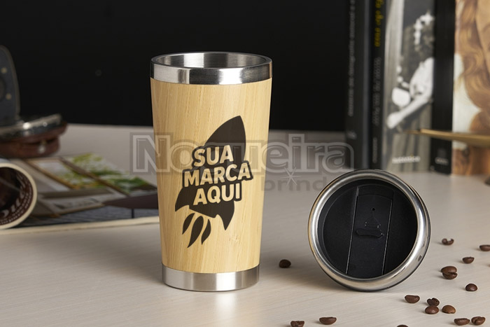 Copo Personalizado em Bambu