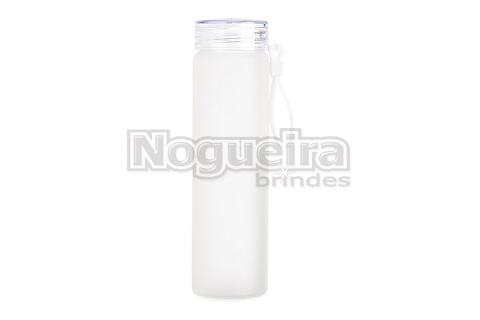 Garrafa de Vidro Jateado Personalizada