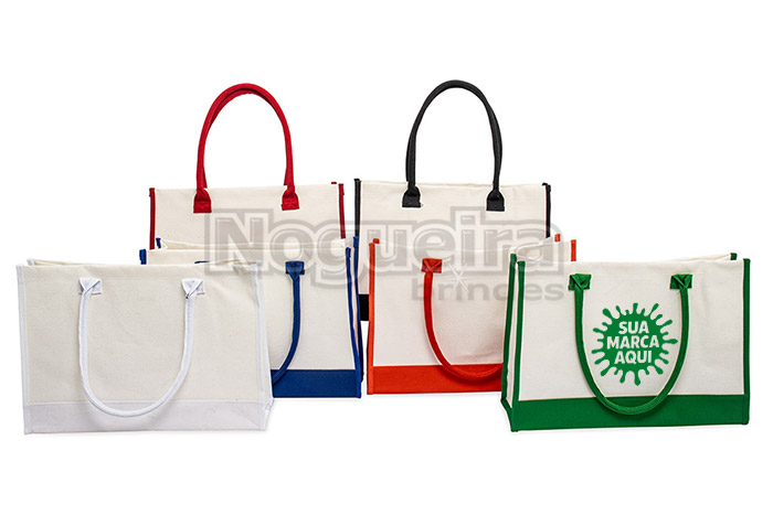Sacolas em Lona Personalizada