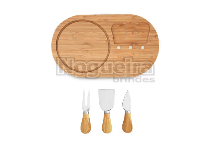 Kit Queijo 4 Peças Personalizado