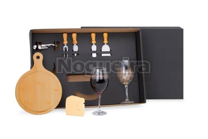 Kit Queijo e Vinho Personalizado
