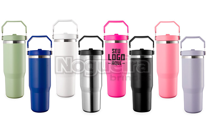 Copo Térmico com alça de Mão Personalizado