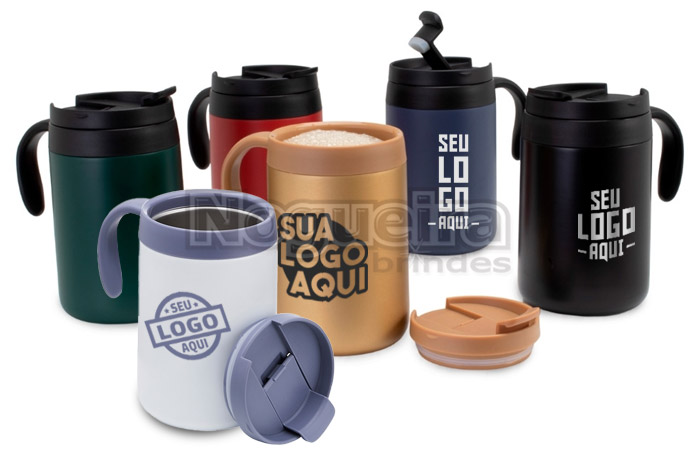 Caneca Térmica Aço Inox Personalizada
