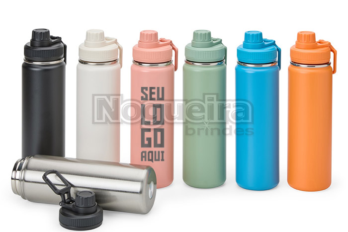 Garrafa Térmica de Inox 750 ml Personalizada