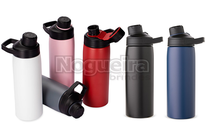 Garrafa Térmica em Inox 600ml Personalizada