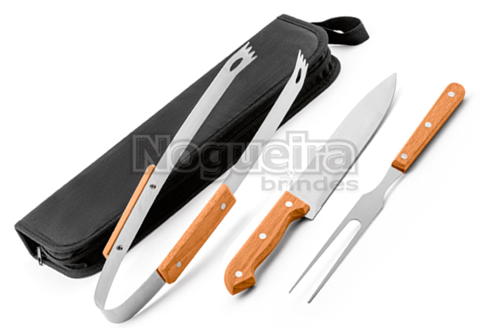 Kit Churrasco Personalizado com 3 Peças