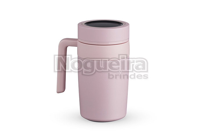 Caneca Térmica com Display Led Digital Personalizada