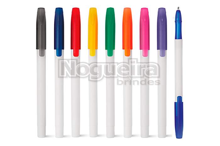 Caneta com Tampa Personalizada